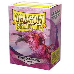 Dragon Shield - Pink Diamond - Standard Size - Matte - 100 count
